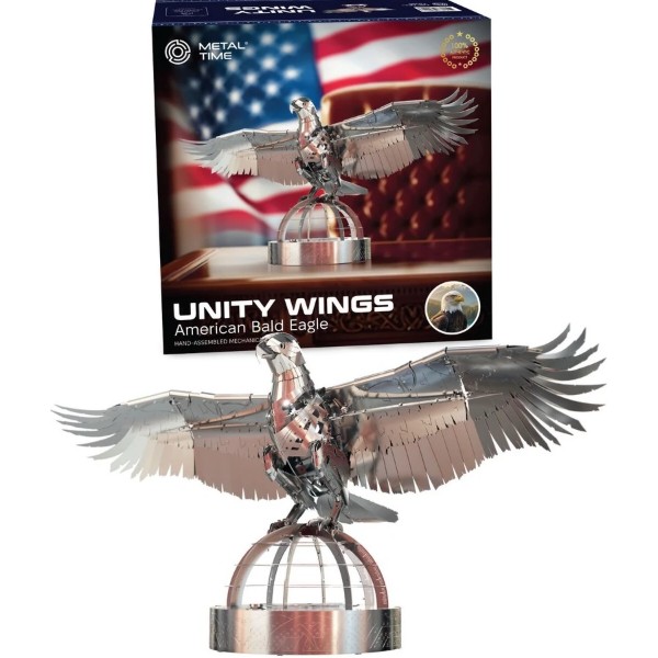 Фото - Металлический конструктор Metal Time Unity Wings Silver Armor Crystal Edition (MT101SWRSK/READY)
